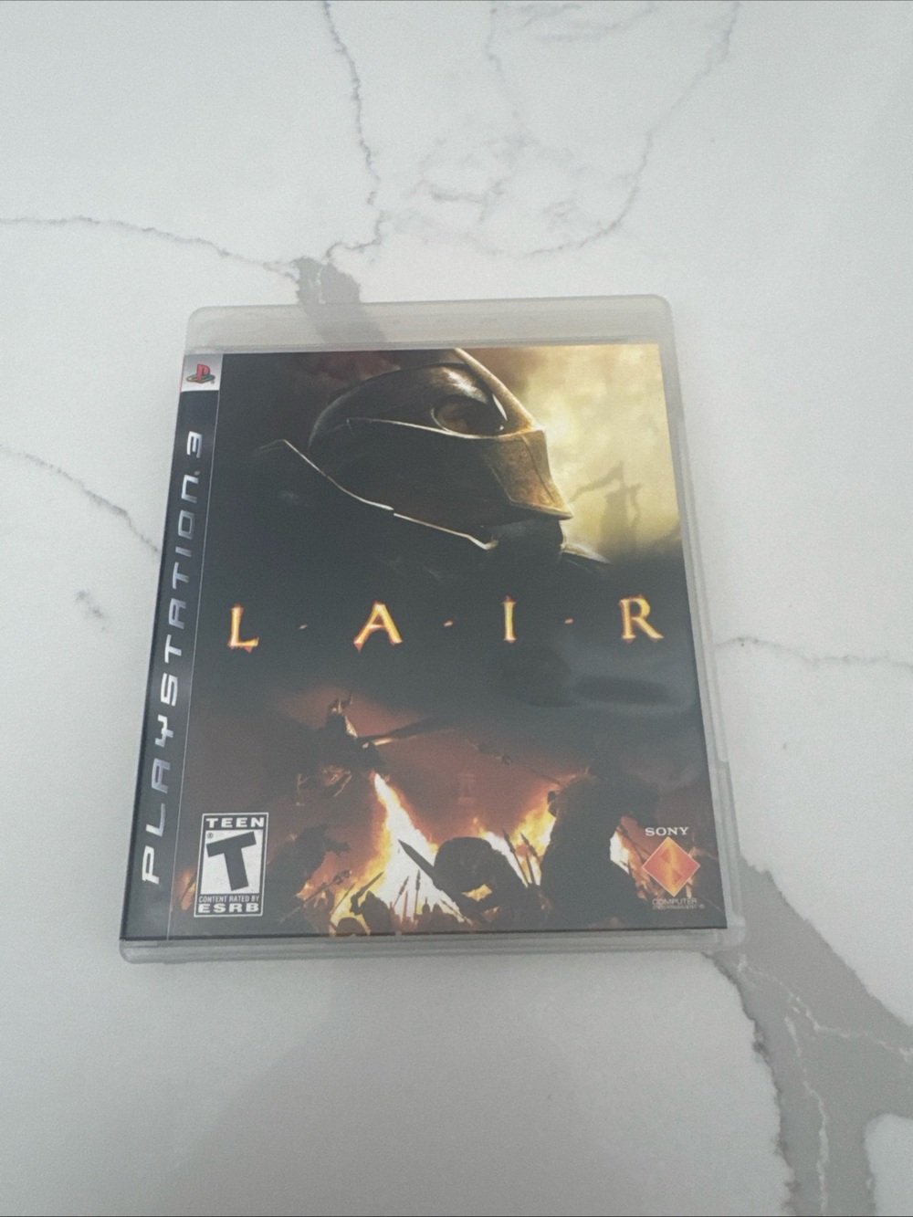 Sony PlayStation 3 Lair Game - Black and Gold Cover